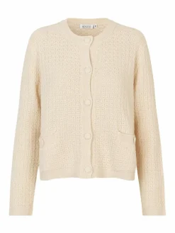 Masai Pullover & Strickjacken<Damen Strickjacke beige uni