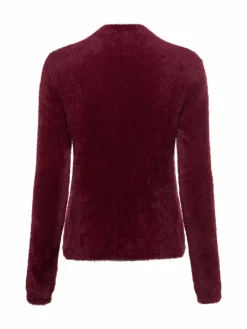 Tommy Jeans Pullover & Strickjacken<Damen Strickjacke bordeaux uni