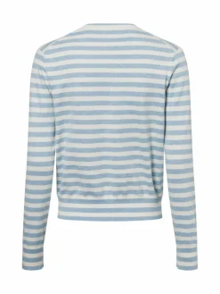 Polo Ralph Lauren Pullover & Strickjacken<Damen Strickjacke hellblau ecru gestreift