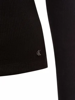 Calvin Klein Jeans Pullover & Strickjacken<Damen Strickjacke schwarz uni