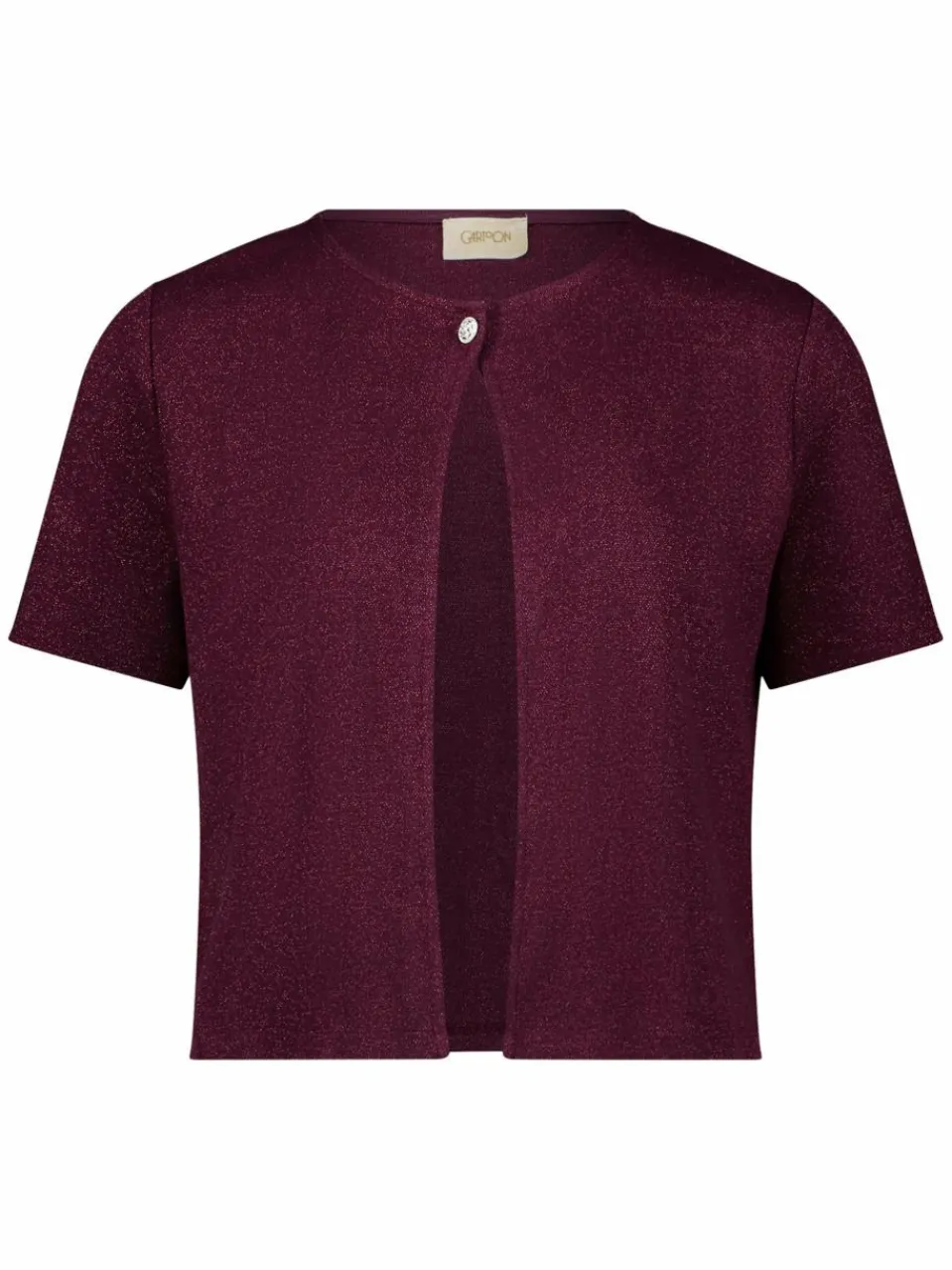 Cartoon Pullover & Strickjacken<Damen Strickjacke aubergine uni