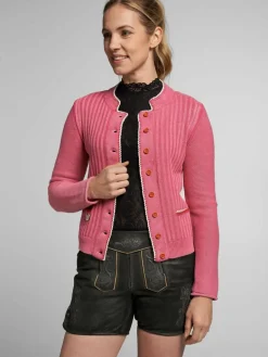 Spieth & Wenksy Pullover & Strickjacken<Damen Strickjacke - Alexa lila bedruckt