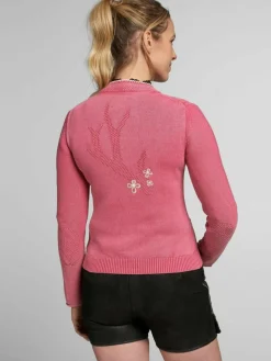 Spieth & Wenksy Pullover & Strickjacken<Damen Strickjacke - Alexa lila bedruckt