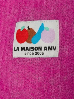 american vintage Pullover & Strickjacken<Damen Strickjacke mit Alpaka-Anteil - Nenybay pink uni