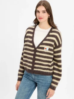 Damen american vintage Pullover & Strickjacken>Damen Strickjacke mit Alpaka-Anteil - Nenybay