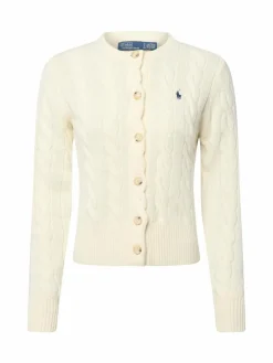 Damen Polo Ralph Lauren Pullover & Strickjacken>Damen Strickjacke mit Cashmere-Anteil