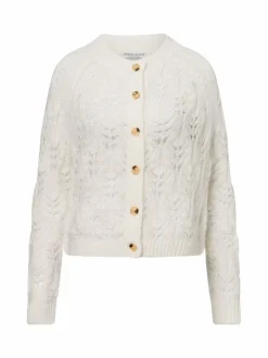 Damen Marie Lund Pullover & Strickjacken>Damen Strickjacke mit Mohair-Anteil