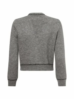 Damen More & More Pullover & Strickjacken>Damen Strickjacke mit Wollanteil