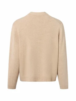 comma Pullover & Strickjacken<Damen Strickjacke mit Woll-Anteil beige meliert