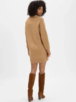 Polo Ralph Lauren Kleider<Damen Strickkleid mit Wollanteil camel uni