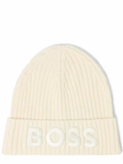 BOSS Mützen & Hüte<Damen Strickmütze aus Schurwolle - Lara vanille uni