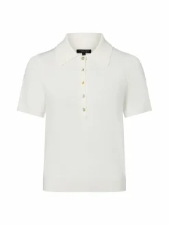 Damen Marie Lund Shirts & Tops>Damen Strickpoloshirt