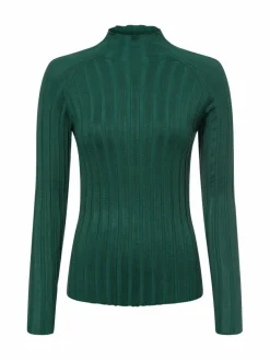 Marie Lund Pullover & Strickjacken<Damen Strickpullover tanne uni