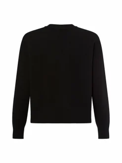 DKNY Pullover & Strickjacken<Damen Strickpullover schwarz weiß gemustert