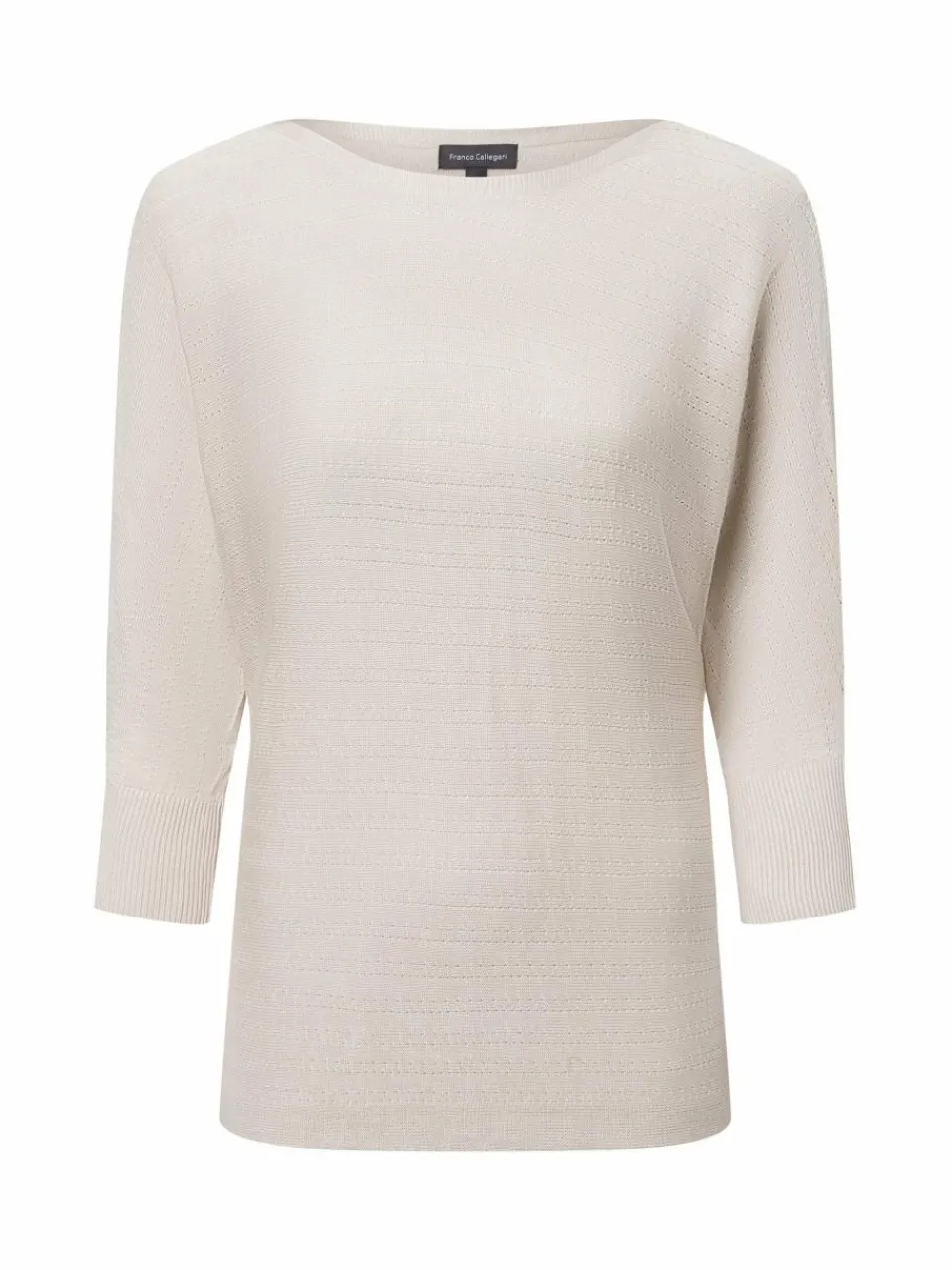 Franco Callegari Pullover & Strickjacken<Damen Strickpullover beige uni