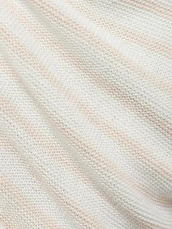 Franco Callegari Pullover & Strickjacken<Damen Strickpullover weiß beige gestreift