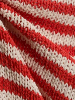 Marc O'Polo Pullover & Strickjacken<Damen Strickpullover beige terra gestreift