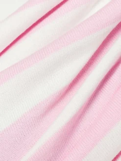 brookshire Pullover & Strickjacken<Damen Strickpullover rosa weiß gestreift