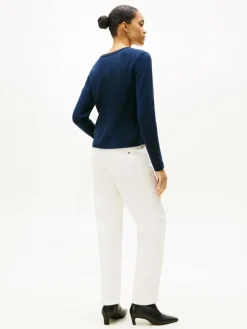 Tommy Hilfiger Pullover & Strickjacken<Damen Strickpullover marine uni