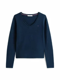 Tommy Hilfiger Pullover & Strickjacken<Damen Strickpullover marine uni