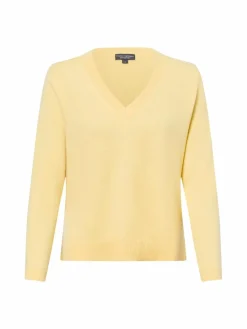 Franco Callegari Pullover & Strickjacken<Damen Strickpullover gelb uni