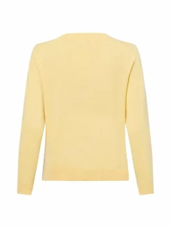 Franco Callegari Pullover & Strickjacken<Damen Strickpullover gelb uni