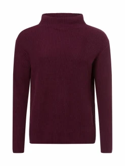 Marie Lund Pullover & Strickjacken<Damen Strickpullover bordeaux uni