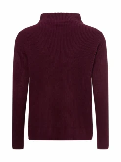 Marie Lund Pullover & Strickjacken<Damen Strickpullover bordeaux uni