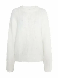 Dreimaster Röcke<Damen Strickpullover ecru uni