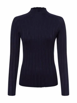 Marie Lund Pullover & Strickjacken<Damen Strickpullover marine uni