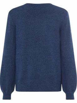 Olsen Pullover & Strickjacken<Damen Strickpullover - Henny indigo meliert