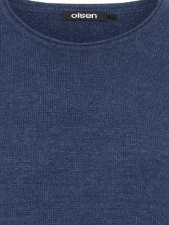Olsen Pullover & Strickjacken<Damen Strickpullover - Henny indigo meliert