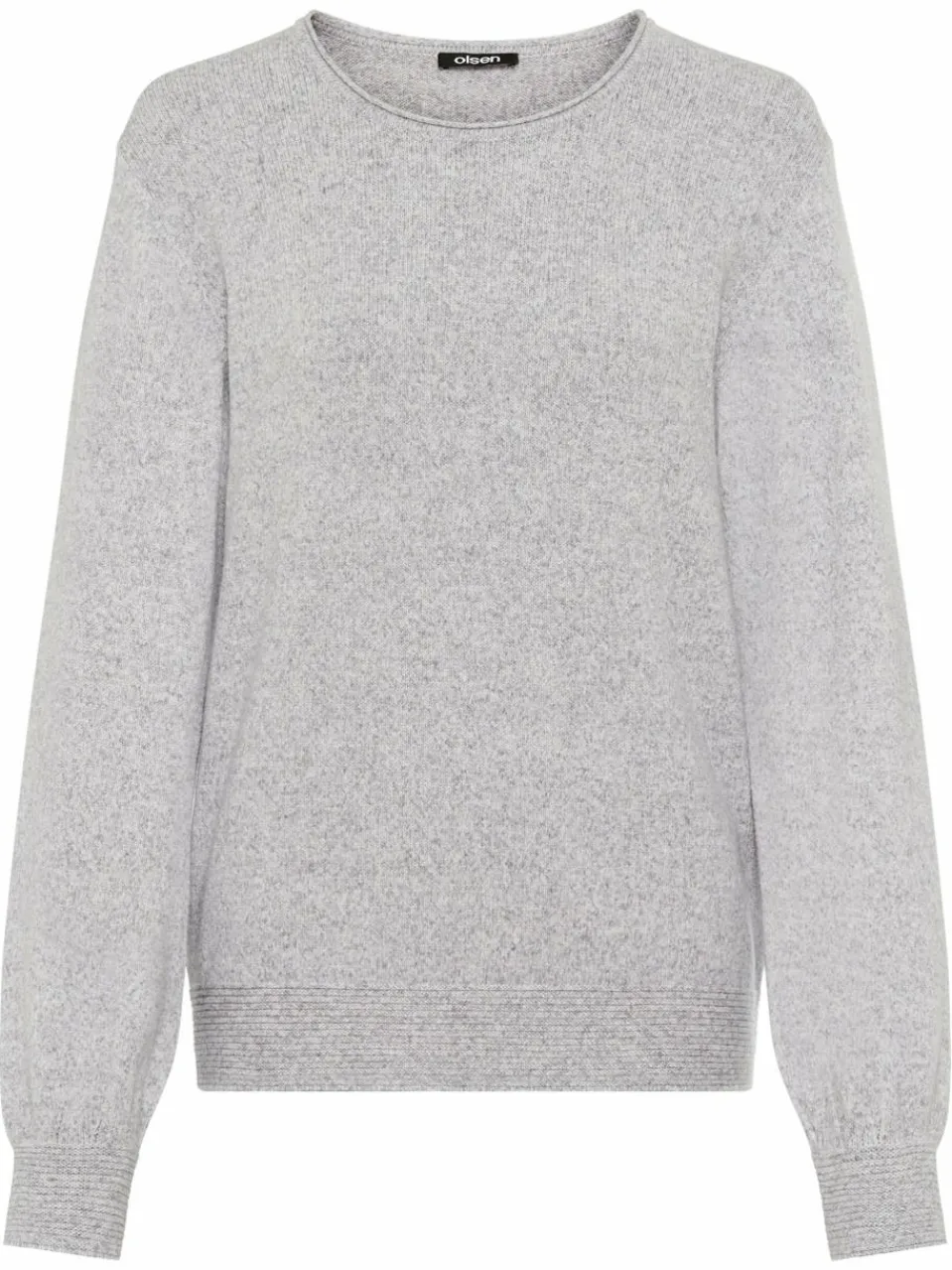 Olsen Pullover & Strickjacken<Damen Strickpullover - Henny hellgrau meliert