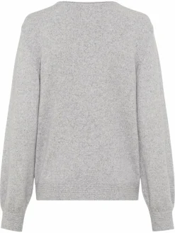 Olsen Pullover & Strickjacken<Damen Strickpullover - Henny hellgrau meliert