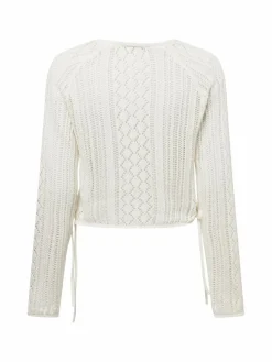 Noisy May Pullover & Strickjacken<Damen Strickpullover - NMLuna ecru uni