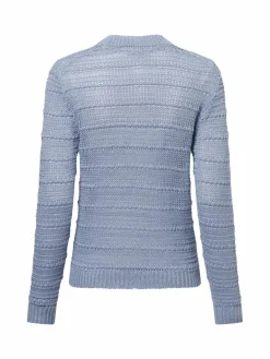 Damen Franco Callegari Pullover & Strickjacken>Damen Strickpullover aus Leinen