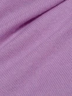 Marie Lund Pullover & Strickjacken<Damen Strickpullover aus Merinowolle lila uni