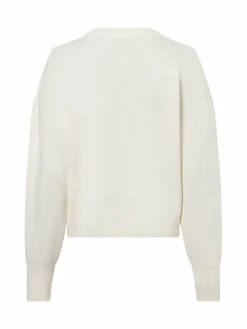 HUGO Pullover & Strickjacken<Damen Strickpullover mit Schurwoll-Anteil - Sisminye ecru uni