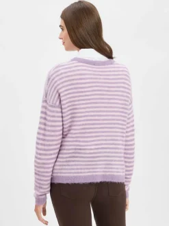 Damen american vintage Pullover & Strickjacken>Damen Strickpullover mit Alpaka-Anteil - Nenybay