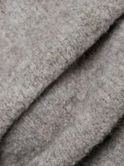 Msch Copenhagen Pullover & Strickjacken<Damen Strickpullover mit Alpaka-Anteil - Mschbathilda hellgrau uni