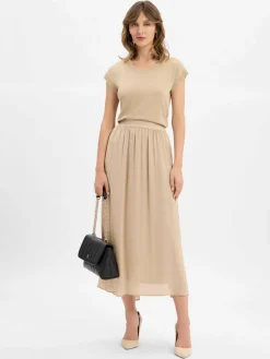 JOOP! Pullover & Strickjacken<Damen Strickpullunder - Kalusa beige uni