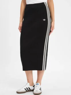 adidas Originals Röcke<Damen Strickrock schwarz uni