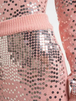 MyMo Röcke<Damen Strickrock rosa uni