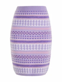 IZIA Röcke<Damen Strickrock flieder uni