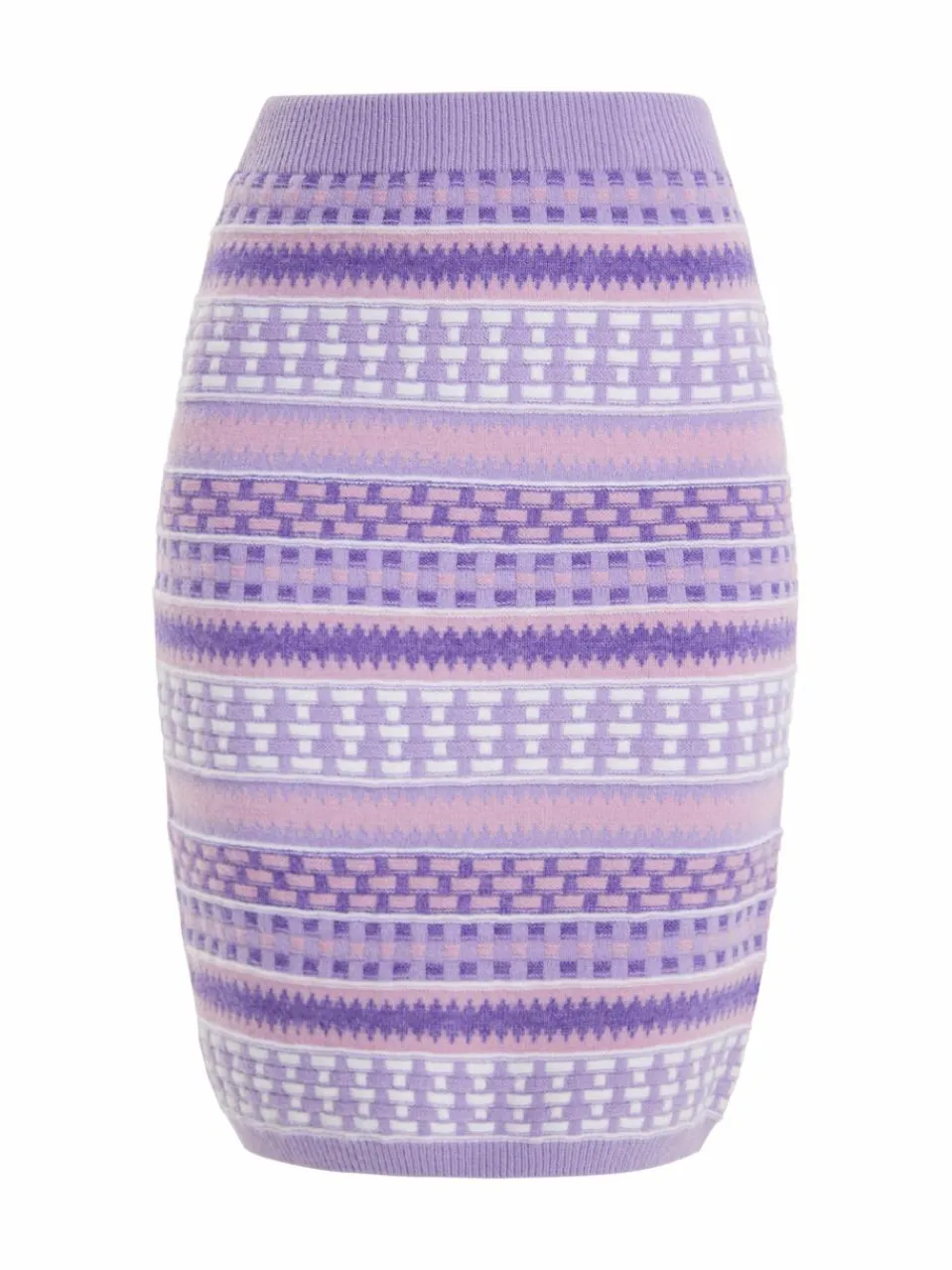 IZIA Röcke<Damen Strickrock flieder uni