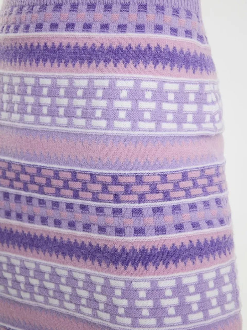 IZIA Röcke<Damen Strickrock flieder uni