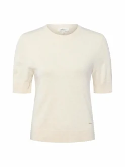 s.Oliver Shirts & Tops<Damen Strickshirt beige meliert