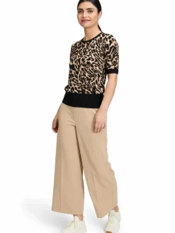 Betty Barclay Shirts & Tops<Damen Strickshirt schwarz braun gemustert