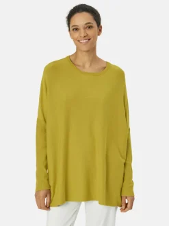 Masai Pullover & Strickjacken<Damen Stricktop grün uni