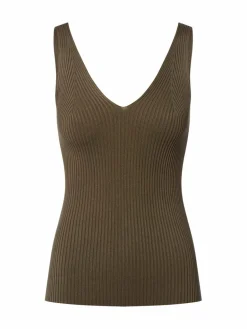 Nümph Shirts & Tops<Damen Stricktop - NUCerys oliv uni